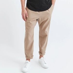 Goodlife Essential Linen Cotton Tan Beach Pant Men's Size M NWT Coastal Vacation